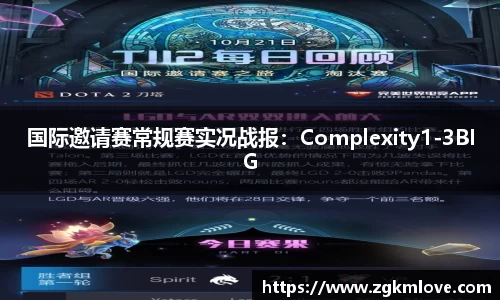 国际邀请赛常规赛实况战报：Complexity1-3BIG